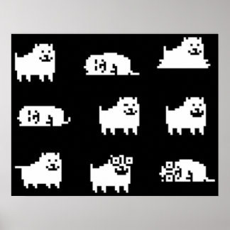 Annoying Dog Undertale HQ Poster
