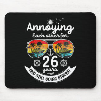 Annoying Each Other 26 Year 26th Wedding Anniversa Mouse Mat