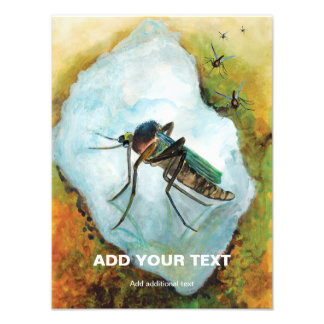 Annoying Mosquito Summer Delight - Funny Custom Photo Print