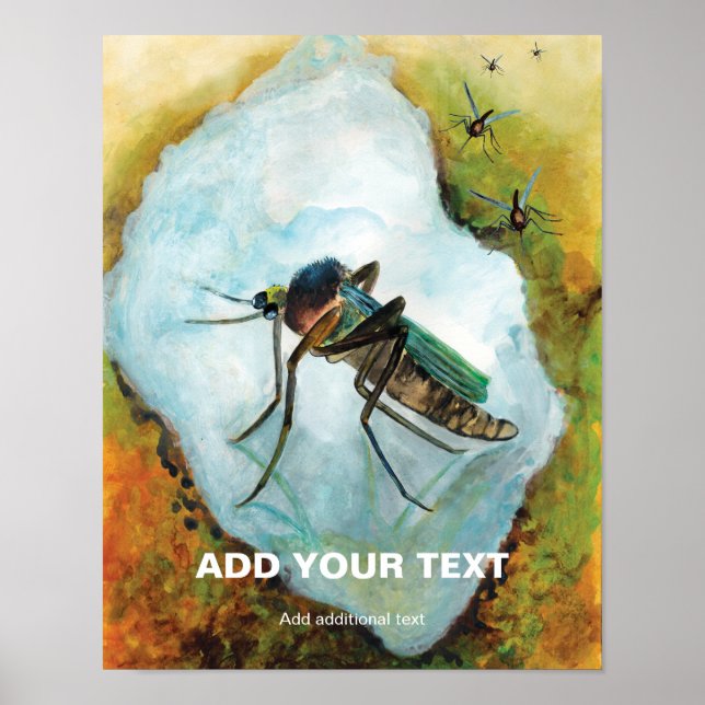 Annoying Mosquito Summer Delight - Funny Custom Poster (Front)
