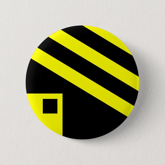 % Ann's Angles 6 Cm Round Badge (Front)