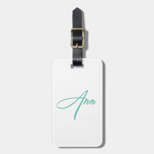 ***ANN'S*** LUGGAGE TAGE TAG (Front Vertical)