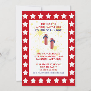 Annual 4th of July Party Invitations