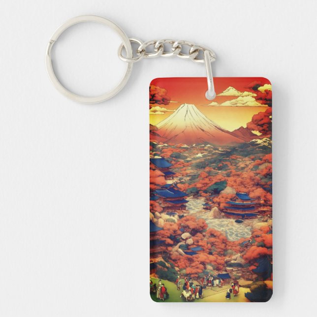 annual acrylic keychain rectangle (Front)