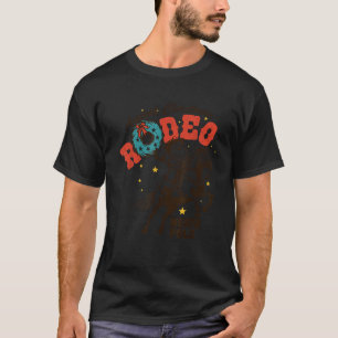 Annual Christmas Rodeo Country Western Santa Claus T-Shirt