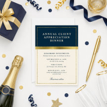 Annual Client Appreciation Dinner Party