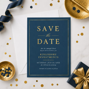 Annual Client Appreciation Dinner Save the Date Invitation