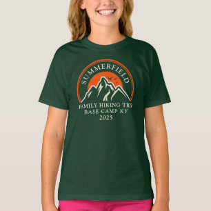 Annual Family Hiking Trip Mountains Matching T-Shirt