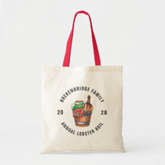 Annual Lobster Boil and Summer Party Custom Tote Bag