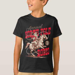 Annual North Le Rodeo Cowboy Santa Howdy Christmas T-Shirt