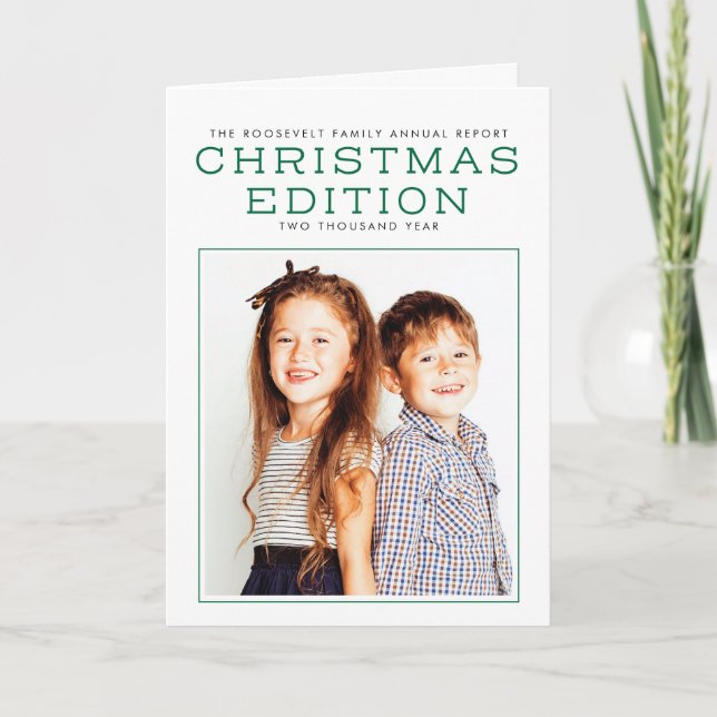 Annual Report Year In Review Christmas Card (Front)