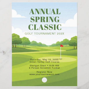 Annual Spring Classic Golf Tournament  Flyer