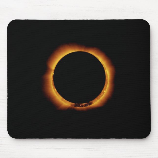Annular Eclipse Ring of Fire Mouse Mat (Front)