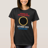 Annular Solar Eclipse 2023 October Oct 14th Colora