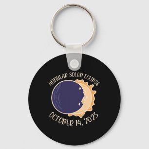 Annular Solar Eclipse Oct 14  Key Ring