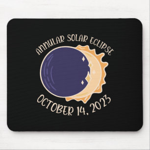 Annular Solar Eclipse Oct 14  Mouse Mat