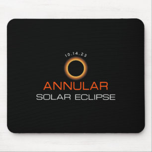 Annular Solar Eclipse October 14 Astronomy Lover Mouse Mat