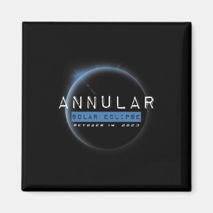 Annular Solar Eclipse October Astronomy Lovers  Magnet