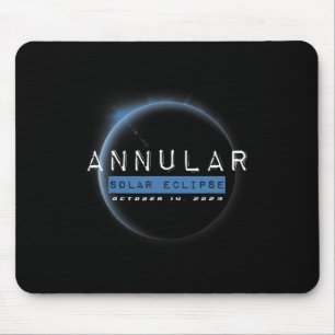 Annular Solar Eclipse October Astronomy Lovers Mouse Mat