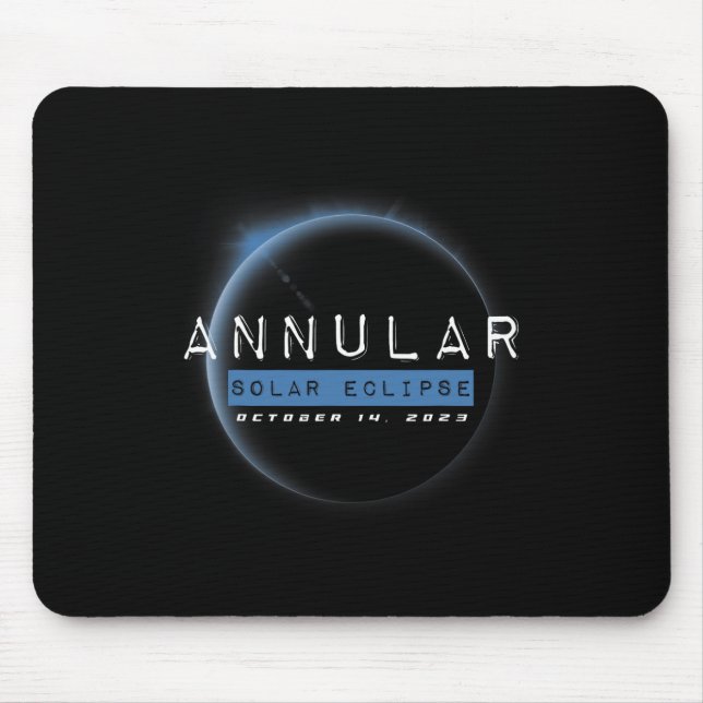 Annular Solar Eclipse October Astronomy Lovers  Mouse Mat (Front)