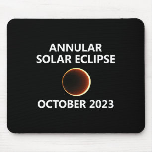 Annular Solar Eclipse October Oct 14 Nevada Colora Mouse Mat
