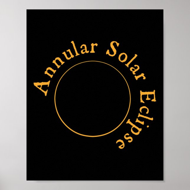 Annular Solar Eclipse  Poster (Front)