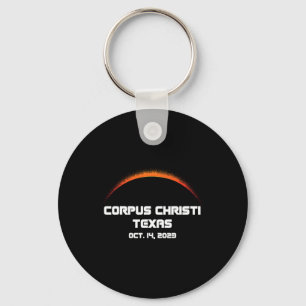 Annular Solar Eclipse S Corpus Christi Fall Key Ring