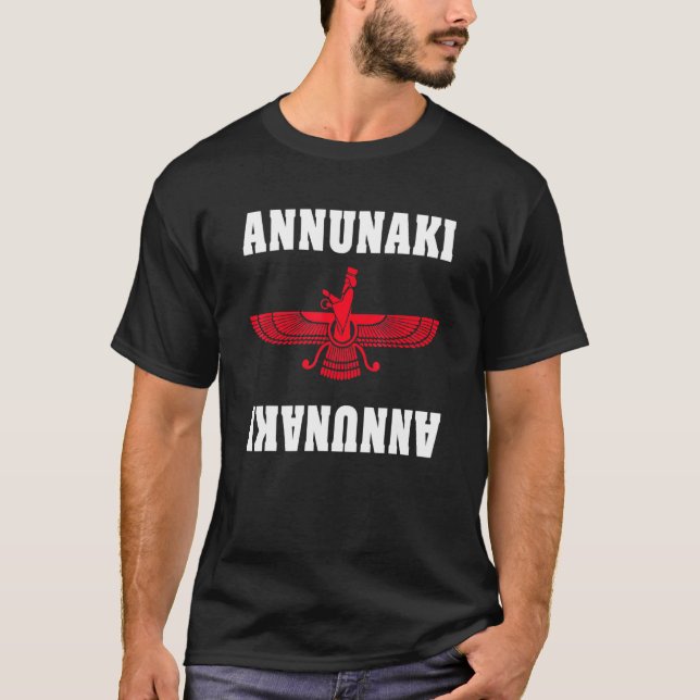 Annunaki Hidden Planet X Alien Earth Council Symbo T-Shirt (Front)