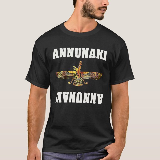 Annunaki Hidden Planet X Alien Earth Council Symbo T-Shirt (Front)