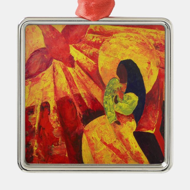 Annunciation 2011 metal tree decoration (Front)