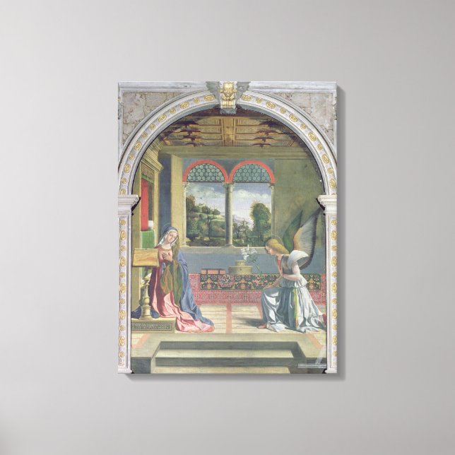 Annunciation 2 canvas print (Front)