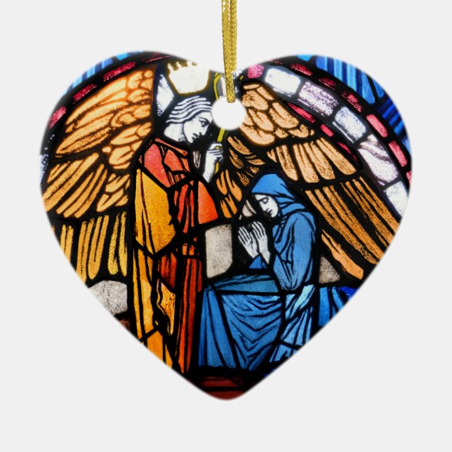 Annunciation and Nativity Ornament (Front)
