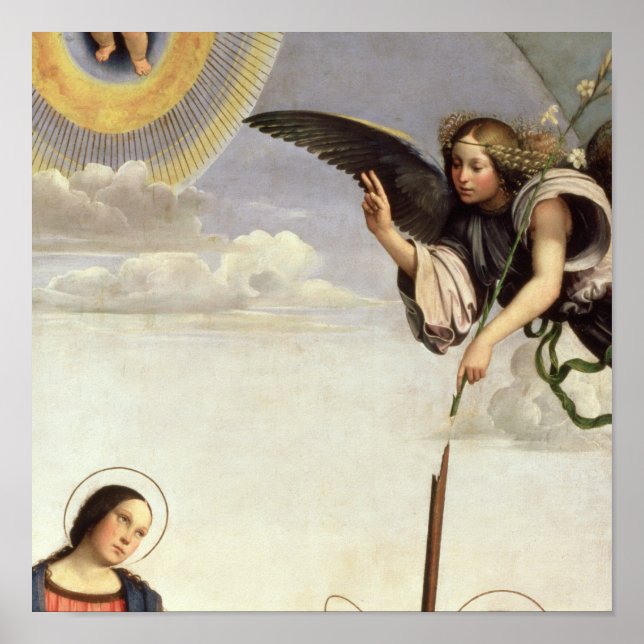 Annunciation and Saints Poster (Front)