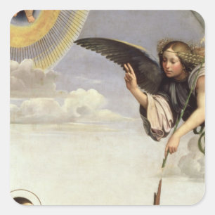 Annunciation and Saints Square Sticker