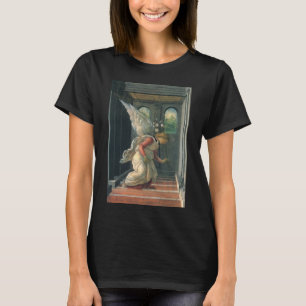 Annunciation (angel detail) by Sandro Botticelli T-Shirt