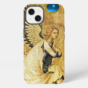 ANNUNCIATION ANGEL IN GOLD AND BLUE,Parchment iPhone 13 Case