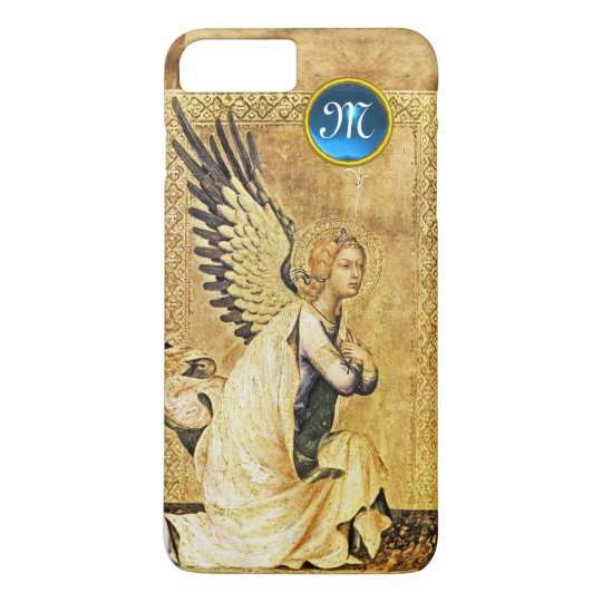 ANNUNCIATION ANGEL MONOGRAM,Parchment iPhone 8 Plus/7 Plus Case