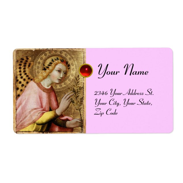 ANNUNCIATION ANGEL, Red Ruby (Front)