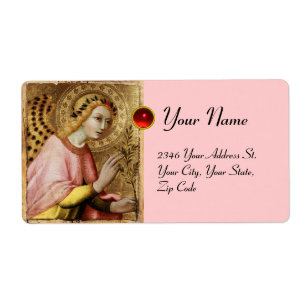 ANNUNCIATION ANGEL, Red Ruby
