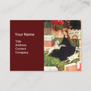 ANNUNCIATION AS THE MYSTICAL HUNT OF UNICORN BUSINESS CARD