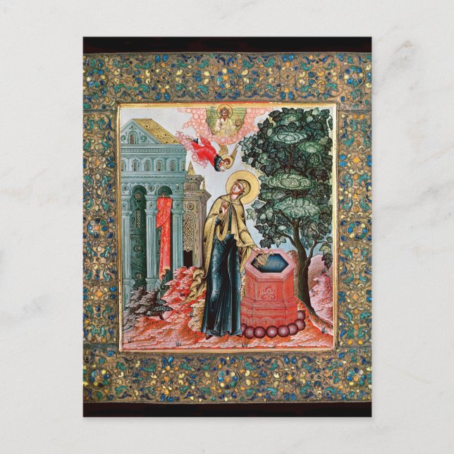 Annunciation at the Fountain Postcard (Front)
