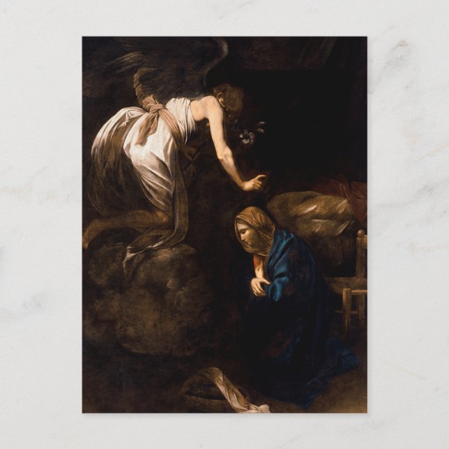 Annunciation by Caravaggio (1608) Postcard (Front)