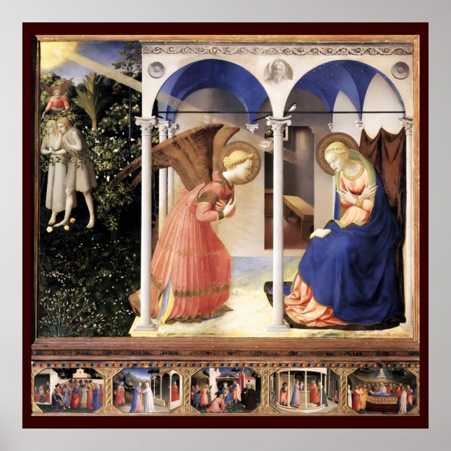 ANNUNCIATION by Fra Angelico Poster (Front)