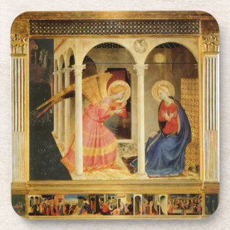 Annunciation by Fra Angelico, Renaissance Fine Art Coaster