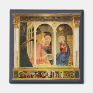 Annunciation by Fra Angelico, Renaissance Fine Art Magnet