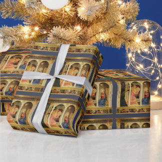 Annunciation by Fra Angelico, Renaissance Fine Art Wrapping Paper