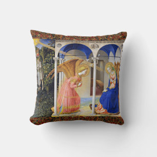 ANNUNCIATION by Fra Beato Angelico Cushion