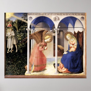 ANNUNCIATION by Fra Beato Angelico Poster
