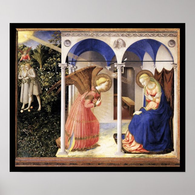 ANNUNCIATION by Fra Beato Angelico Poster (Front)