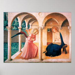 ANNUNCIATION by Fra Beato Angelico Poster